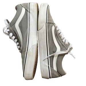 VANS Old Skool Grey (Gray) Men's 7 Women's 8.5 Retro Skater Streetwear Y2K Clean